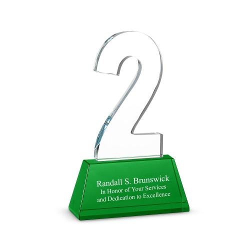 Milestone Crystal Award 7618431CL Successories