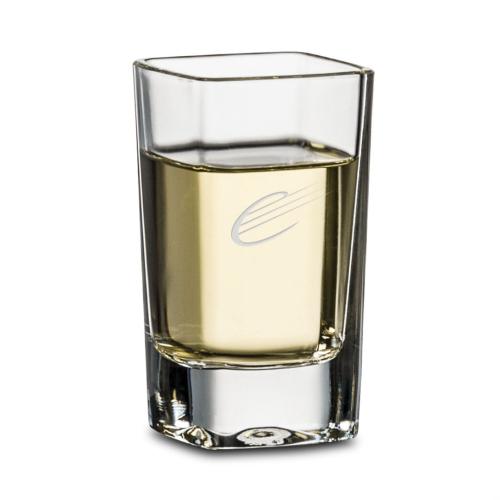 Dallas Texas Lone Star State Trendy Souvenir Square Shot Glass
