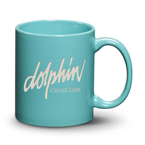 Malibu Mug 11oz Deep Etch MUG3001AQ Ceramic & Coffee Mugs