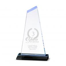 Blue Contributing To Excellence Acrylic Award - Awards & Recognition