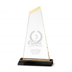 Gold Contributing to Excellence Acrylic Award - Acrylic Awards