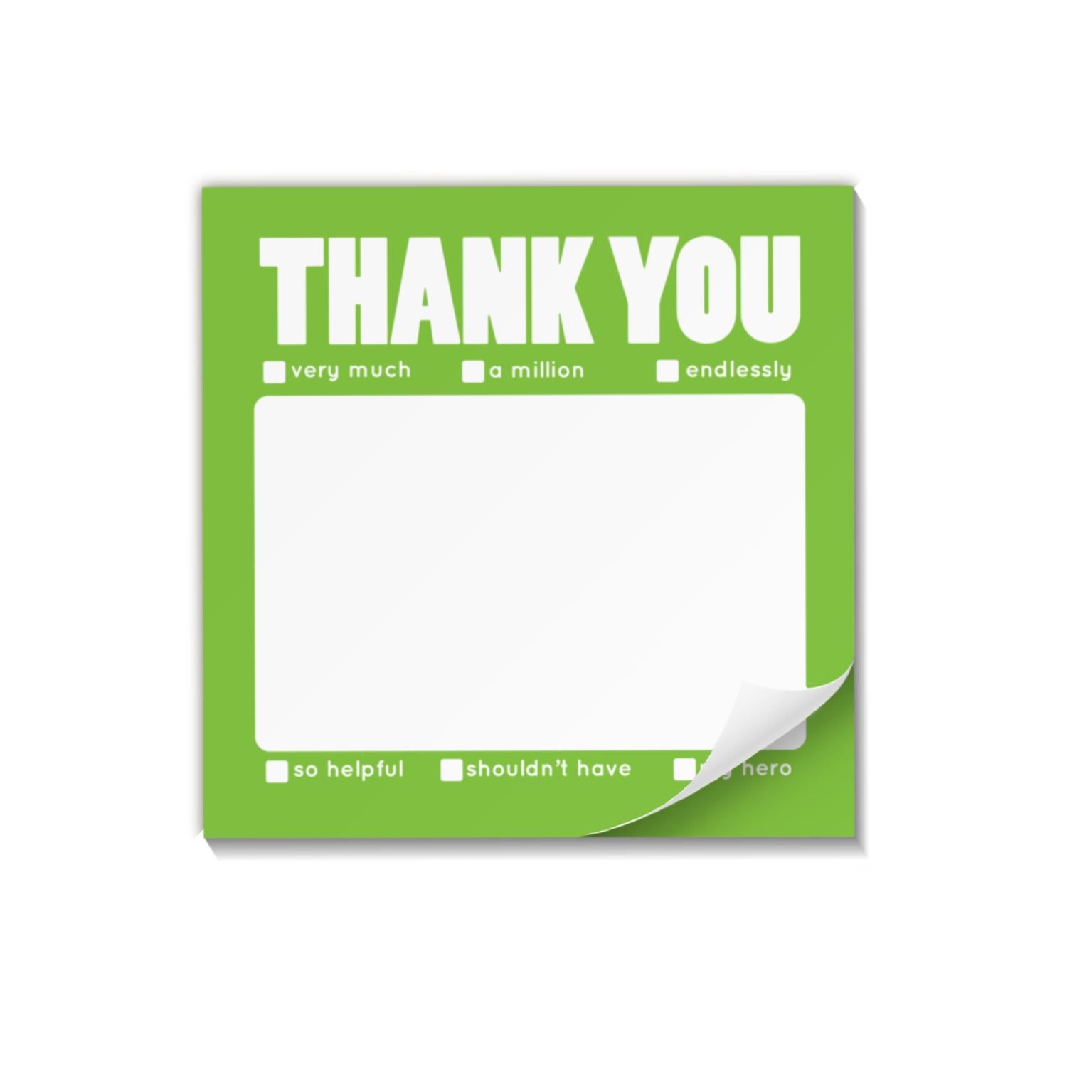 Sticky Notes Thank You Motivational Thank You Motivational Sticky Notes