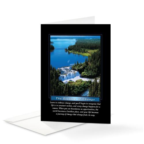 Corporate Gifts - Greeting Cards - Essence of Change Greeting Cards (25 Pack)