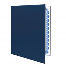 Navy Padded Presentation Cover - Certificate Awards