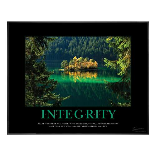 Integrity Island Motivational Poster 751680 Successories