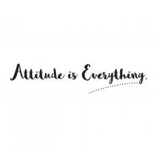 Attitude is Everything Vinyl Wall Decal - Vinyl Wall Decals