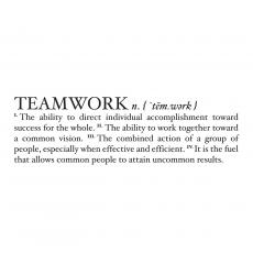 Definition of Teamwork Vinyl Wall Decal - Vinyl Wall Decals