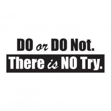 Do or Do Not Vinyl Wall Decal - Vinyl Wall Decals