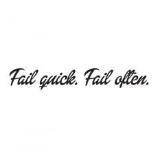 Fail Quick Vinyl Wall Decal - Vinyl Wall Decals