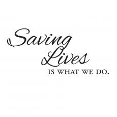 Saving Lives Vinyl Wall Decal - Vinyl Wall Decals