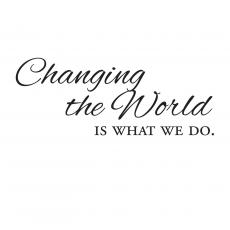 Changing the World Vinyl Wall Decal - Vinyl Wall Decals