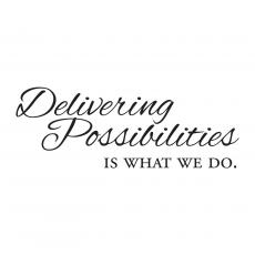 Delivering Possibilities Vinyl Wall Decal - Vinyl Wall Decals