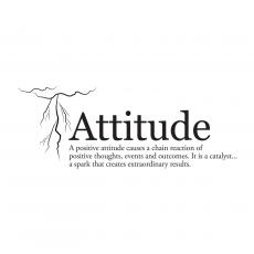 Attitude Lightning Vinyl Wall Decal - Vinyl Wall Decals