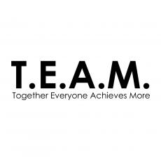 T.E.A.M. Vinyl Wall Decal - Vinyl Wall Decals