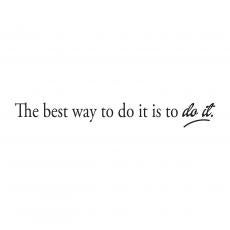 The Best Way Vinyl Wall Decal - Vinyl Wall Decals