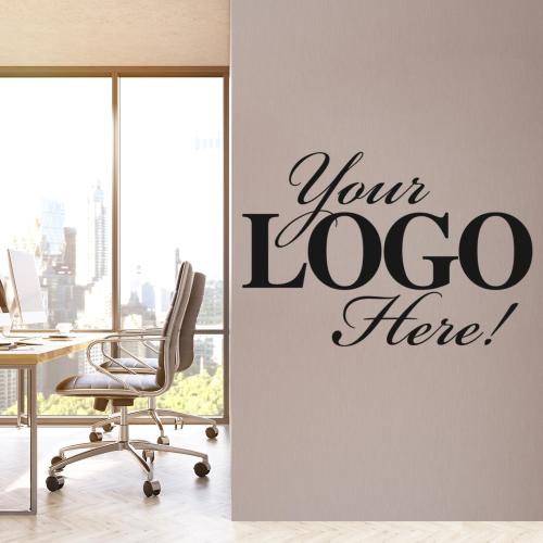 Custom Logo Vinyl Wall Decal 751920C3BK Vinyl Wall Decals