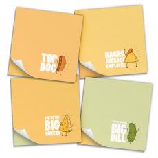 Employee Appreciation Gift Delicious Work! Praise Puns Sticky Notes