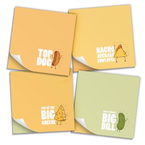 Sticky Notes Delicious Work! Praise Puns Sticky Notes 752251