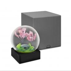Cherry Blossoms Snow Globe - Glass Trophies