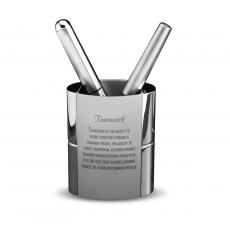 Teamwork Chrome Pen Gift Set - Pen Cups