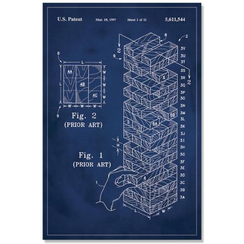 Jenga Patent Art 110034-AC-12 | Patent Art | Successories