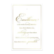 Excellence Eagle Lapel Pin Backer Cards (5 Pack)