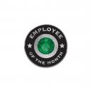 Emerald Employee of the Month Lapel Pins