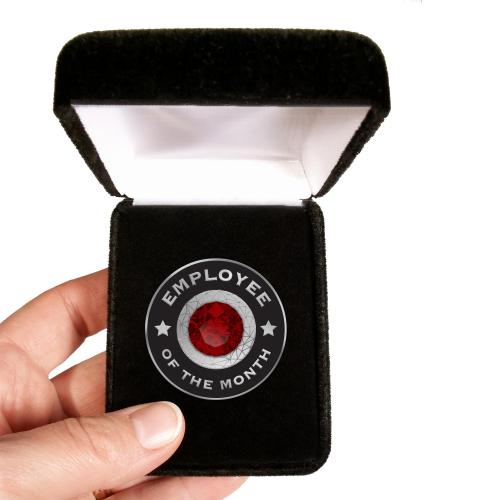 Ruby Employee of the Month Lapel Pins 752955B Successories