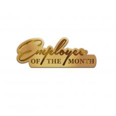Employee of the Month Gold Lapel Pin - Lapel Pins