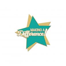 Making a Difference Star Lapel Pin - Employee Gifts