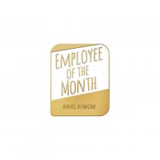 Employee of the Month Personalized Lapel Pin - Employee of the Month