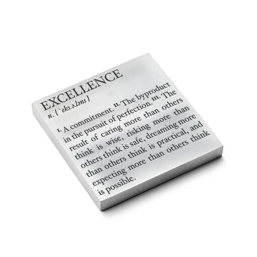 Corporate Gifts - Personalized Gifts - Essential Part - Personalized Metal Paperweight