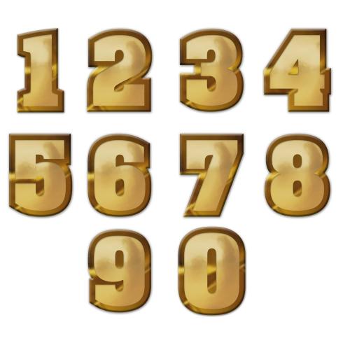 Pennant Number Lapel Pin Set 753641 Successories