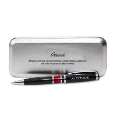 Attitude Rainbow Drop Chrome Pen - Customer Service Week