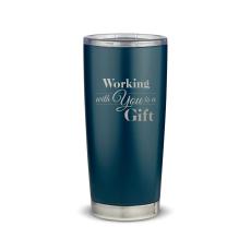 Personalized 20oz. Stainless Steel Holiday Tumbler