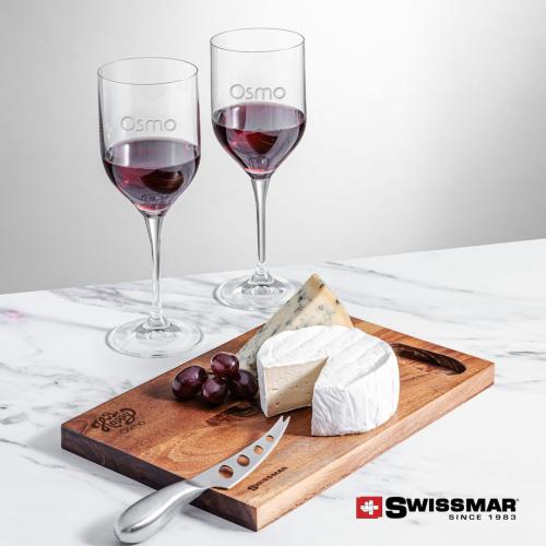 Swissmar Acacia Board & 2 Belmont Wine SMRG102BM