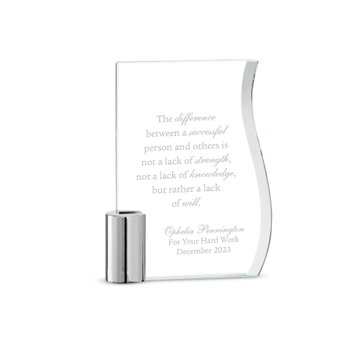 Awards & Recognition - Crystal Awards - Wave Chromia Crystal Award