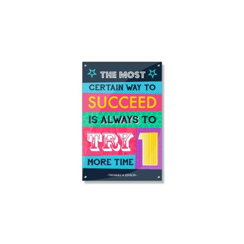 Posters & Art - Motivational Posters - Inspirational Art - One More Time Inspirational Art