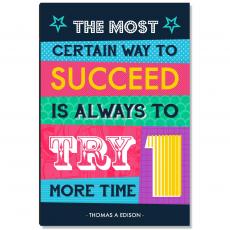 One More Time Inspirational Art - Motivational Posters