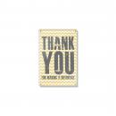 Thank You Yellow Inspirational Art