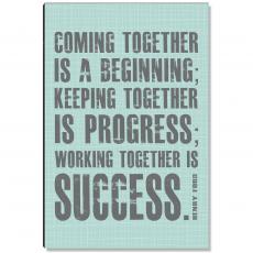Working Together Inspirational Art - Corporate Gifts