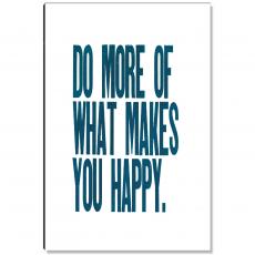 Do More Happy Inspirational Art - Motivational Posters