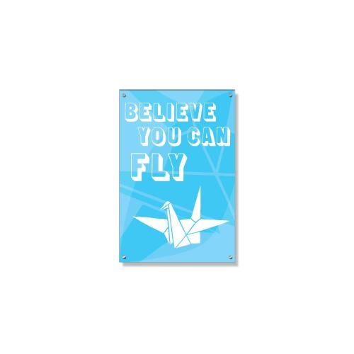 Believe You Can Fly Inspirational Art Posters & Art - Motivational Posters - Inspirational Art - Believe You Can Fly Inspirational Art