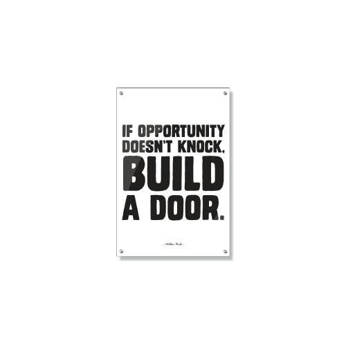 Opportunity Knocks Inspirational Art Posters & Art - Motivational Posters - Inspirational Art - Opportunity Knocks Inspirational Art