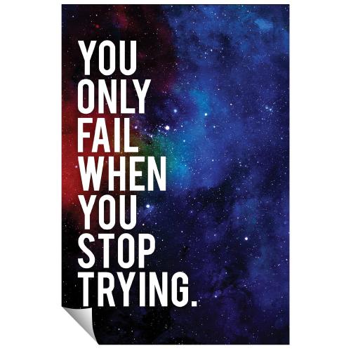 Stop Trying Inspirational Art 114017AC12 Inspirational Art