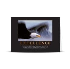 Excellence Eagle Greeting Cards (25 Pack)