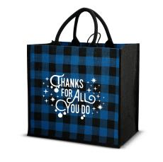 Thanks for All You Do Plaid Tote - Shop by Occasion
