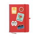 Blue Stickered Kudos Notebook