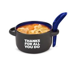 Thanks for All You Do Soup Mug & Spoon - Ceramic Mugs