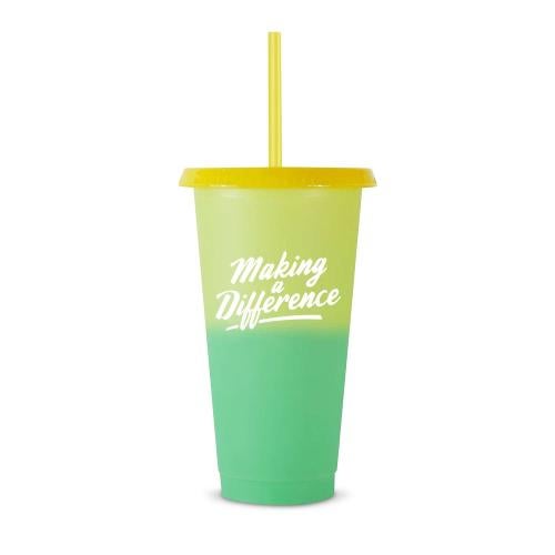 Corporate Gifts - Drinkware - Straw Tumblers - Blossom 24oz Straw Tumbler Appreciation Gift